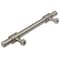 Gliderite Hardware 3-3/4 in. Center to Center Satin Nickel Barrel Ring Bar Pull - 4340-96-SN 4340-96-SN-1 - alternate 2